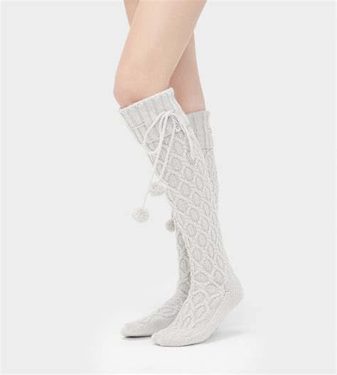 women s sparkle cable knit sock ugg® official