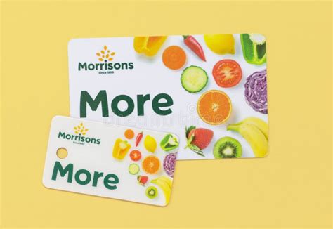 London Uk July 1st 2019 Morrisons More Points Card And Key Fob On