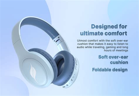 Buy Leaf Bass Pro Wireless Bluetooth Headphones Aqua Grey