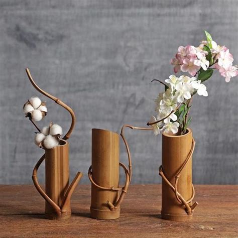 Cara Membuat Vas Bunga Dari Bambu Yang Cantik Nan Indah Mudah