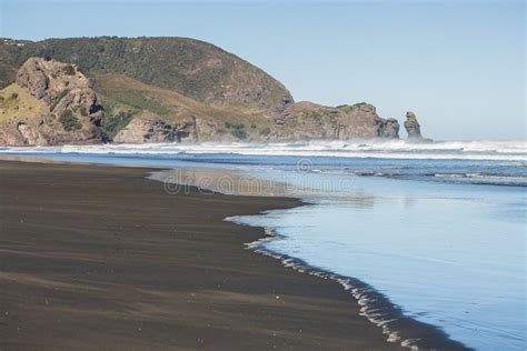 Spiaggia Di Piha Nuova Zelanda Fotografia Stock Immagine Di Zelanda