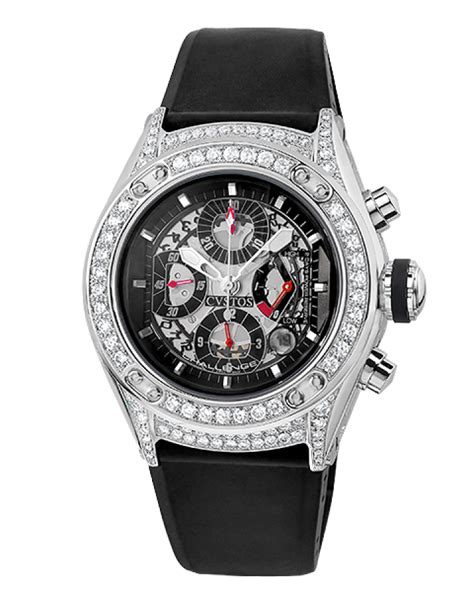 Часы Cvstos Challenge R 50 Chrono Stainless Steel And Diamond 9902