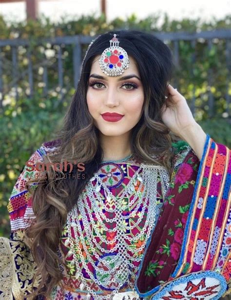 Traditional Vintage Silver Headpiece Afghan Dresses Afghan Fashion
