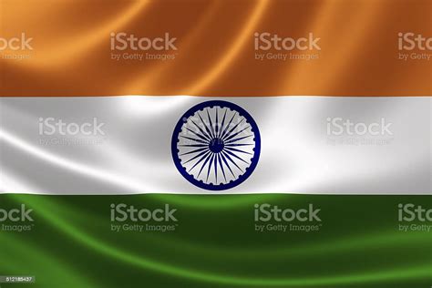 Indias Flag Close Up Stock Photo Download Image Now Indian Flag