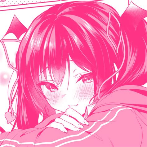 Pink Manga Icon Anime Aesthetic Anime Mangá Icons