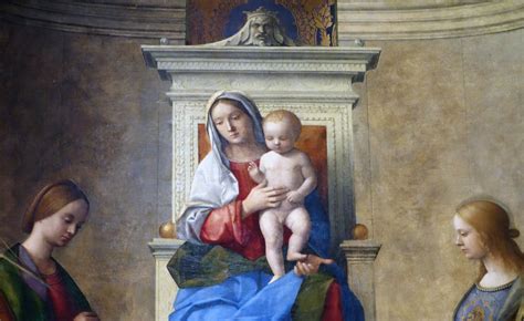 Giovanni Bellini San Zaccaria Altarpiece Detail With Sai Flickr