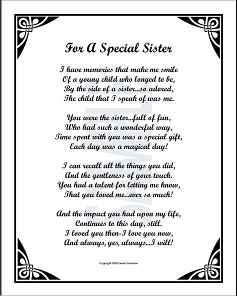 older sister poem digital download sister t present verse etsy canada