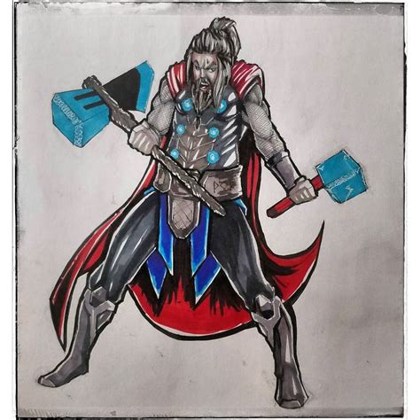 Endgame Thor By Blackgraphite On Deviantart