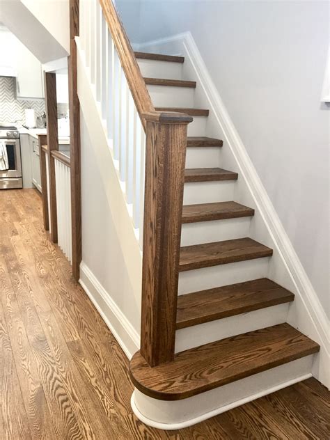 How To Stain Wood Stair Railing Railing Design Thought