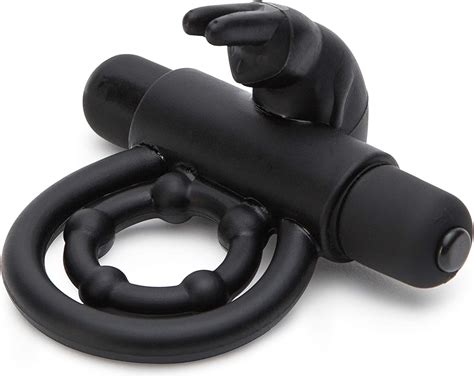 Lovehoney Bionic Bullet Rabbit Vibrating Cock Ring Stretchy Double Silicone Ring