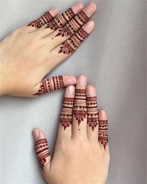 Unique Collections Of Finger Mehndi Designs