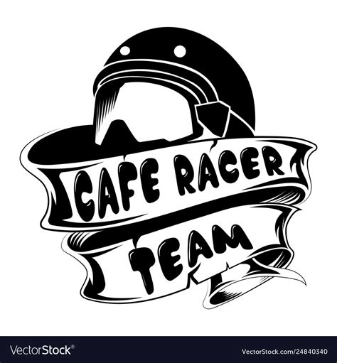 Cafe Racer Logo Vector