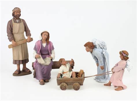 Grupo Infancia De Jesús 17 Cm De Montserrat Ribes Belenes Navidad