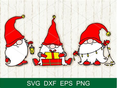 Christmas Gnome Svg Nordic Christmas Gnome Christmas Svg Cute Etsy In