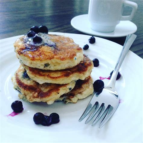 Blueberry Coconut Pancakes Chelsea Young