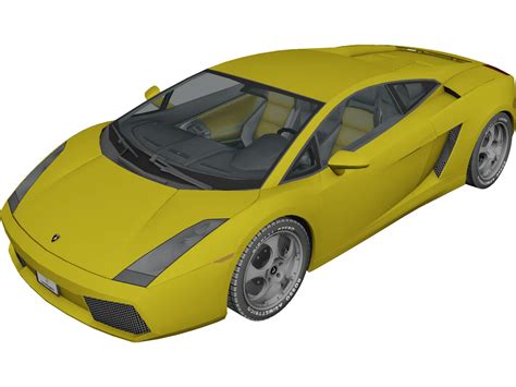 Lamborghini Gallardo 3d Model 3dcadbrowser