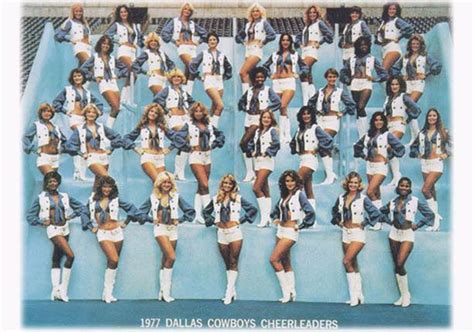 Dallas Cowboy Cheerleaders Squad 1977 Dallas Cheerleaders Sexy