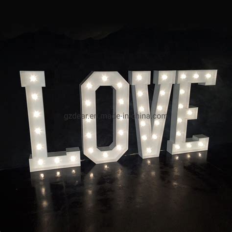 New Product Wedding Decor Marry Me Lights Marquee Letter 4ft Led