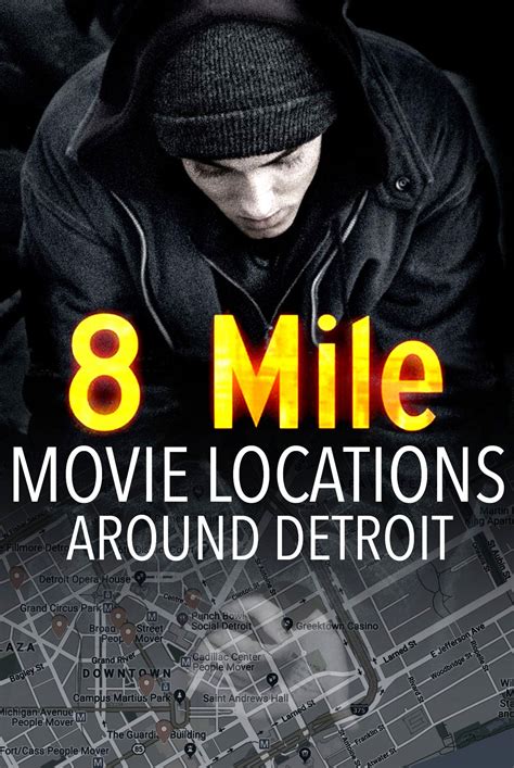 Filming Locations for 8 Mile (2002), around Detroit. | Filming locations, Movie locations, Miles 