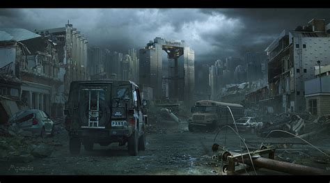 Download Post Apocalyptic Puter Wallpaper Desktop Background By