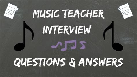 Music Teacher Interview Questions And Answers Youtube