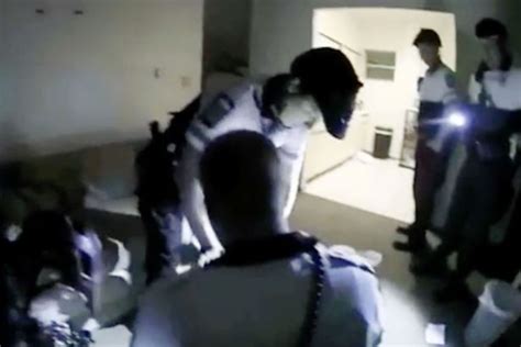 Not So Happy Ending Bodycam Footage Shows Police Arresting Burglar