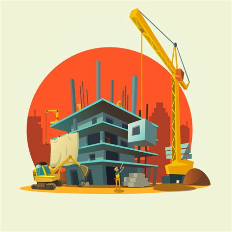 Construction Cartoon Illustration Download Free Vectors