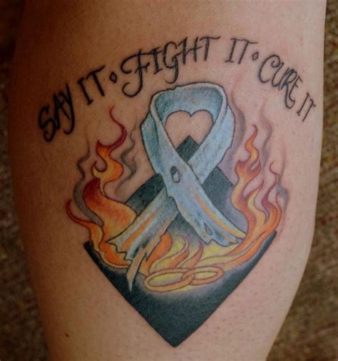 My ribbon would be teal for ovarian cancer in memory of my mom my family has personally faced melanoma, thyroid, breast, pancreatic, prostate and most recently.lung cancer. Prostate cancer Tattoos