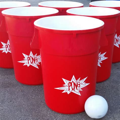 Giant Trash Can Pong Rental Clowning Around And Celebration Authority