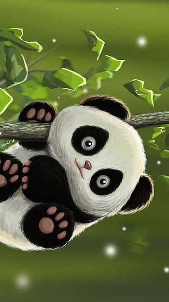 Bebé Panda Juega Con Peces Ir De Compras En El Supermercado Animación