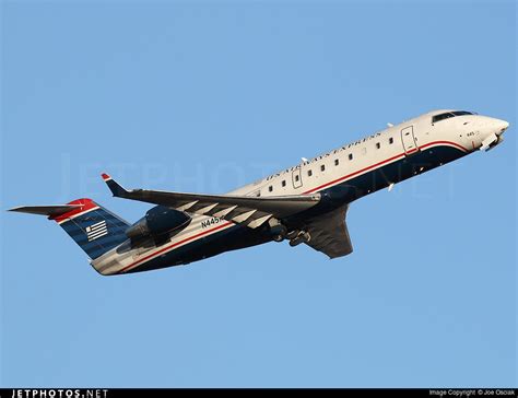 N445aw Bombardier Crj 200lr Us Airways Express Air Wisconsin