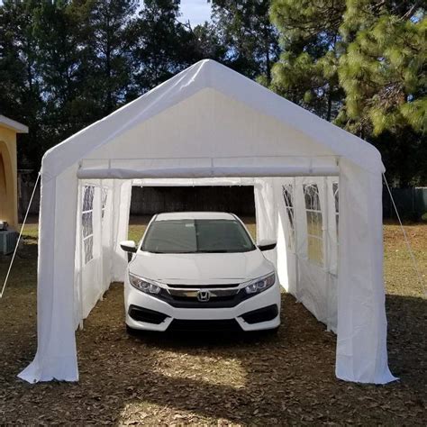 Our high quality canopies can not be beat. Quictent Large Canopy Carport 10'x20' Window Style Sides ...