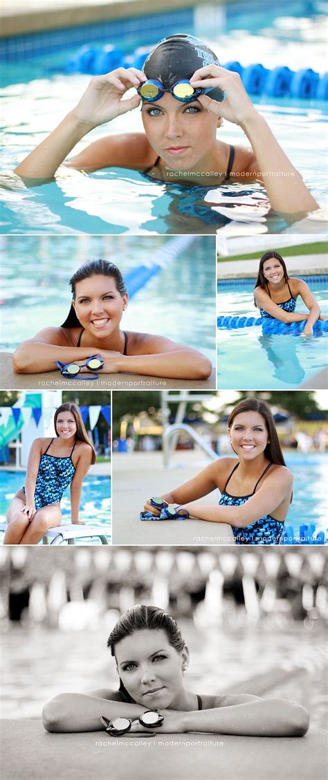 Swim Shots For Senior Girl In Pool Swimming Senior Pictures Swimming Photography Senior