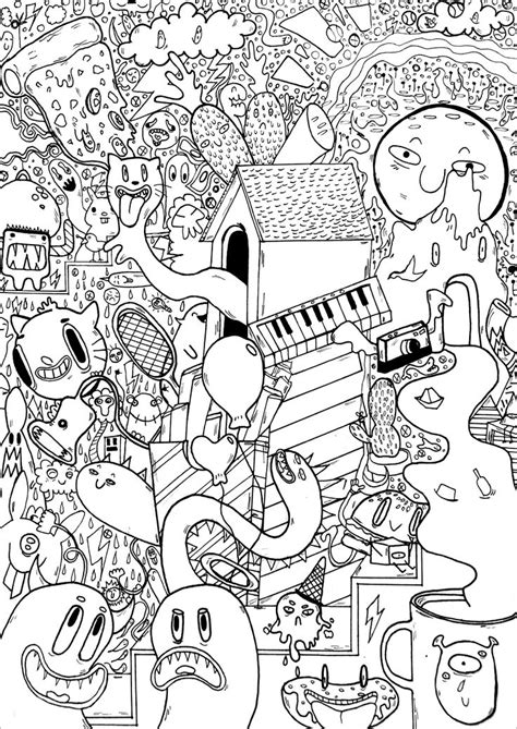 Discover Strange Creatures In An Incredible Doodle From The Gallery