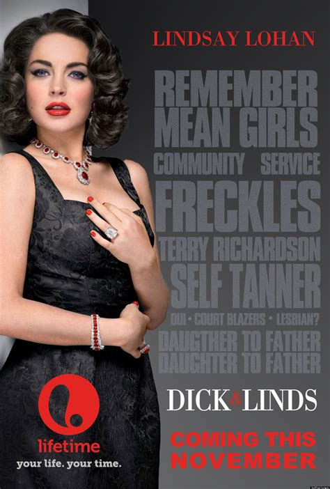 Liz And Dick Poster Gets Lindsay Lohan Themed Parody It Deserves