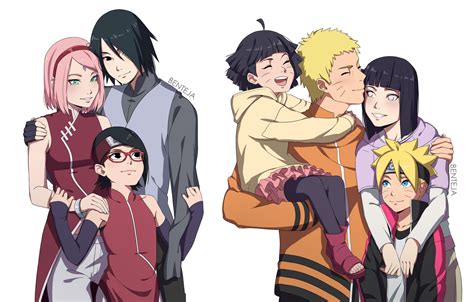 My Fan Art Of The Uchiha And Uzumaki Family Still Can T Get Enough Of Episode Naruto