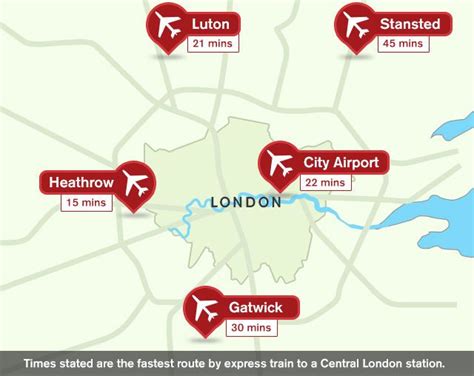 London Airports Map London City Airport Airport Map London Airports