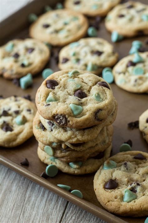 Mint Chocolate Chip Cookies Chocolate With Grace