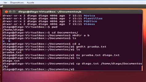 Manejo De Ubuntu Comandos Shell Terminal Comandos Bsicos Mobile Legends