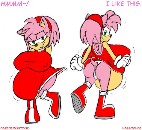 Rule 34 Amy Rose Anthro Ass Big Breasts Boots Breasts