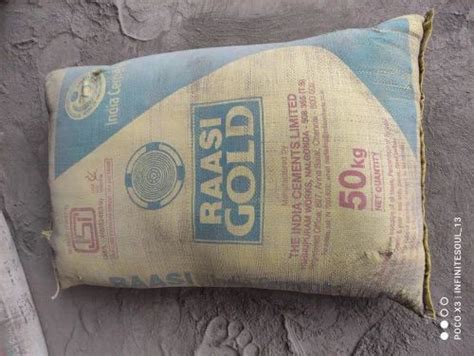Raasi Gold Ppc Cement At Rs 315bag Construction Cement In Hyderabad