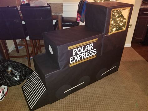Polar Express Cardboard Train Cardboard Train Polar Express Polar