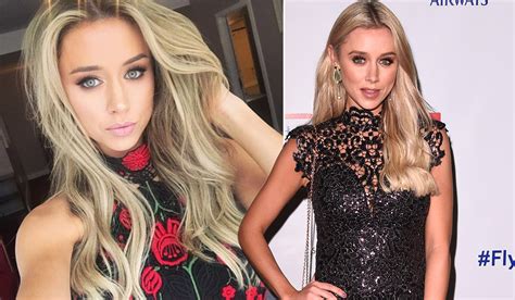 Una Healy Shows Off Toned Legs In Luxurious Black Lace Dress And Pink