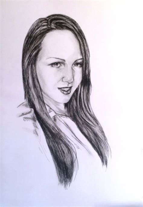 Girl Drawing Drawing By Katerina Evgenieva Artmajeur