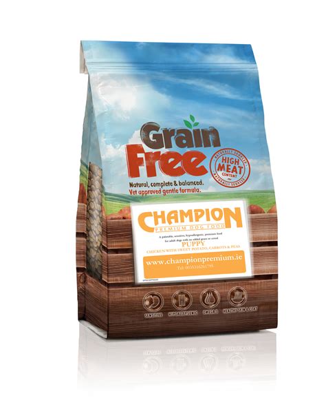 Check spelling or type a new query. CHAMPION GRAIN FREE PUPPY WITH CHICKEN SWEET POTATO ...