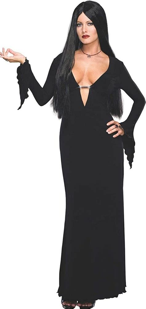 Adult Costume Halloween Morticia Addams For Women Gem