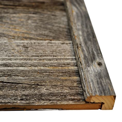 Diy Reclaimed Barn Wood Finish Trim In Brown Or Grey To Cover Cut