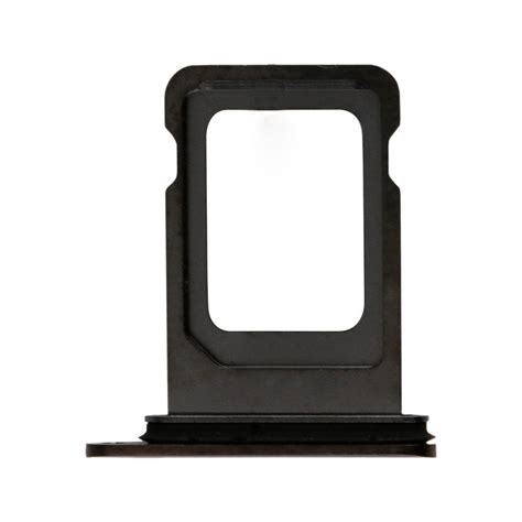 With the paper clip in the hole, use your thumb to press firmly until the tray protrudes. SIM Card Tray + SIM Card Tray for iPhone 11 Pro Max / 11 Pro (Space Gray) | Alexnld.com