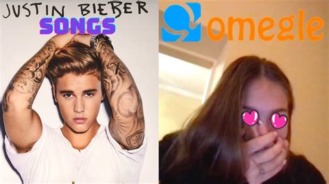 Omegle Singing Reactions But Only Justin Bieber Songs Youtube