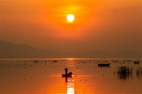 Chapala Pescando Amaneceres Sidral Mundet M Xico Monumental